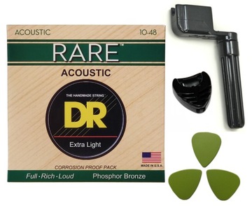 Struny do Gitary Akustycznej 10-48 DR Strings Rare
