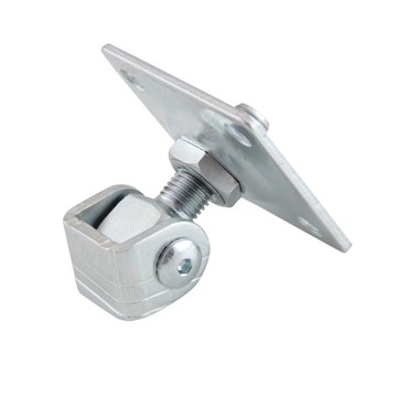 РЕГУЛИРУЕМАЯ ПЕТЛЯ M16 НА ВИНТОВОМ ОСНОВЕ 80X80 ММ, ОЦИНКОВАННАЯ