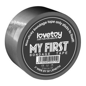 TAŚMA MY FIRST NON STICKY BONDAGE TAPE GREY
