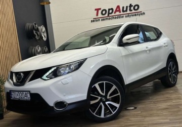 Nissan Qashqai II Crossover 1.2 DIG-T 115KM 2016 Nissan Qashqai gwarancja ZAREJESTROWANY bezwypadkowy LANE ASSIST czuj