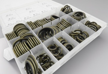 ШАЙБЫ МЕТРИЧЕСКИЕ ДЛЯ СЛИВНЫХ ПРОБОК НАБОР ШАЙБ М6-30 240 ШТ.