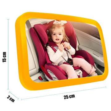 ЗЕРКАЛО ДЛЯ НАБЛЮДЕНИЯ ЗА РЕБЕНКОМ В МАШИНЕ, ДВИЖАЮЩЕЕСЯ НА 360°