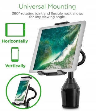 SOLIDNY UCHWYT DO SAMOCHODU BUSA NA TELEFON TABLET 4-13