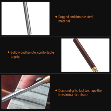 Напильник для коронации ладов гитары в стиле барокко Ремонт ладов