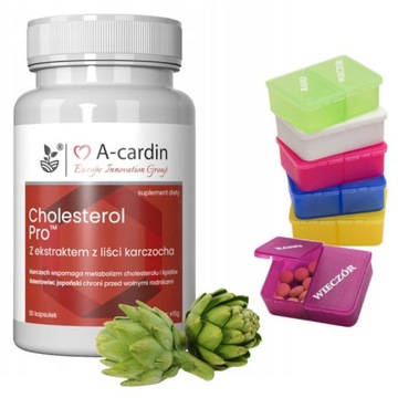 A-CARDIN Na CHOLESTEROL Serce UKŁAD KRĄŻENIA Karczoch DER 15:1 + GRATIS