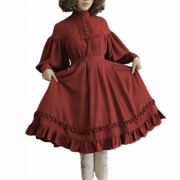 Cosplay Lolita Harajuku Sukienka Gotycka Retro