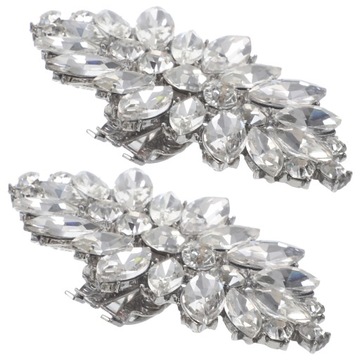 2шт зажимы для обуви хрустальные украшения пряжки для обуви