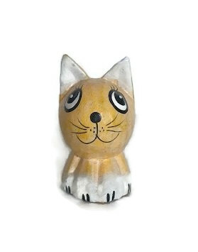 FIGURKA KOTEK 6cm RĘKODZIEŁO /650/