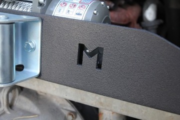 Универсальная монтажная пластина для лебедки длиной 100 см.