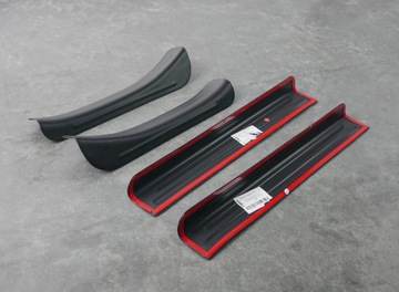 Накладки на пороги для DACIA SANDERO 2021- | АБС