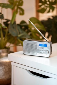 ПОРТАТИВНЫЙ ЦИФРОВОЙ FM-РАДИО/БУДИЛЬНИК, ПЕРЕЗАРЯЖАЕМЫЙ