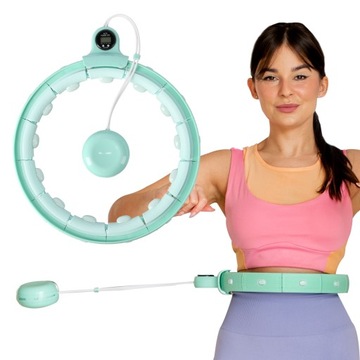 HULA HOP ВЕСОВОЙ КОНТР-МАССАЖ FH02 ЗЕЛЕНЫЙ