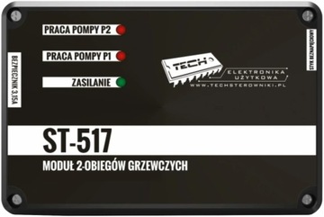 STEROWNIK MODUŁ INTEGRATOR DO DWÓCH OBIEGÓW GRZEWCZYCH POMP TECH ST-517