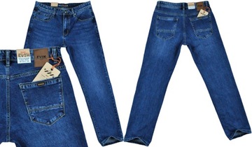 Spodnie męskie dżinsowe jeans Evin VG1038 pas 100 cm 39/30