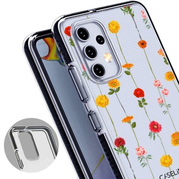 etui do SAMSUNG A32 4G pancerne grube odporne na upadek silikon + SZKŁO