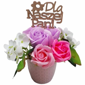 Букет мыльных цветов, композиция, центральное украшение, мыльные розы, ПОДАРОК, подарок