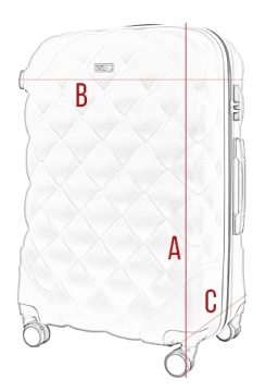 БОЛЬШОЙ ЧЕМОДАН XXL, МОДЕЛЬ 135