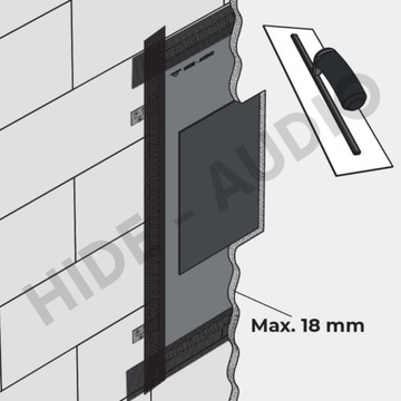 Корпус BackBox Slim для установки динамиков