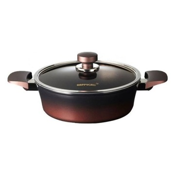 HAPPYCALL IH Garnek Titanium 24cm Niski