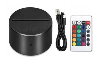 3D КОШКА КОТЕНОК НОЧНИК ПУЛЬТ ПУЛЬТА 16 ЦВЕТОВ СВЕТОДИОД БЕСПРОВОДНАЯ ПИТАНИЕ!