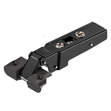 Zawias BLUM do ramek aluminiowych CZARNY nakładany TIP ON 70T950A.TL