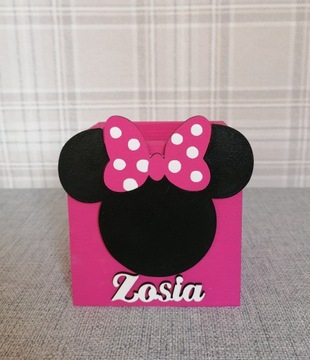 Przybornik na kredki MINNIE z imieniem