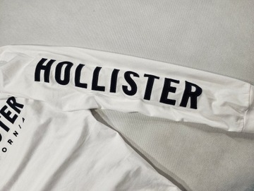 HOLLISTER bluzka biała big log M