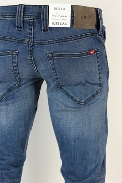 MUSTANG OREGON TAPERED SLIM SPODNIE JEANS _ W31 L30