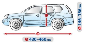Брезентовый чехол на автомобиль внедорожник DACIA DUSTER