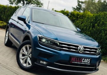 Volkswagen Tiguan II SUV 2.0 TDI 150KM 2019 Volkswagen Tiguan Allspace 2,0tdi Kamera360 FullLed Blis Pano Skora Alu19