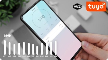 Удлинитель Tuya Smart Wifi, 4 измерения USB