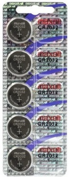 5x Bateria Litowa MAXELL CR2032 DL2032 2032 3V