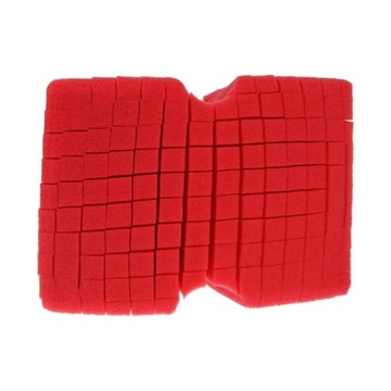 Губка для мойки автомобилей ПВА, мягкая, большая, хорошо впитывает воду, красная.