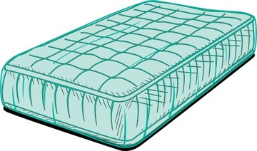 Pokrowiec ochronny FOLIA na materac 129,5x248,9cm