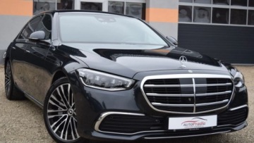 Mercedes Klasa S W223/V223 Sedan 2.9 400d 330KM 2021 Mercedes-Benz Klasa S 400 d 4 MATIC Long 9G-Tronic Head-up Dociagi Hej Mer, zdjęcie 2