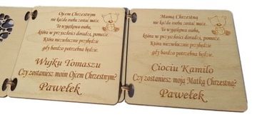 ПРОСЬБА, ТЕТЯ, ТЫ БУДЕШЬ МОЕЙ КРЕСТНОЙ МАТЬЮ?