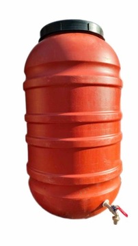 Beczka Plastikowa 200l 220l z KRANEM metalowym