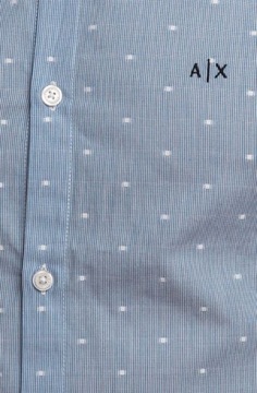 Armani Exchange koszula 6RZC11 ZNYSZ 51AL Kolor niebieski Rozmiar XL