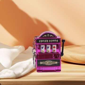 Mini automat do gier brelok do torby festiwalowej zawieszka nowość owocowy