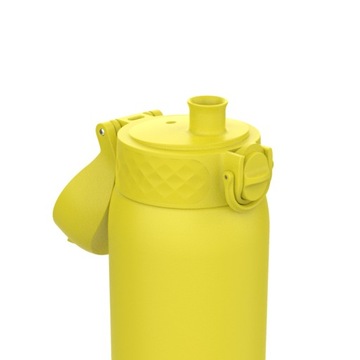 ЛЕГКАЯ СТАЛЬНАЯ БУТЫЛКА ДЛЯ ВОДЫ НАПИТКИ НЕРЖАВЕЮЩАЯ СТАЛЬ ЖЕЛТАЯ ION8 0,4 л