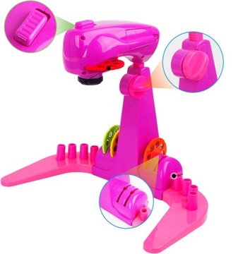 ПРОЕКТОР ЧЕРТЕЖИ ПРОЕКТОР 32 СЛАЙДЫ МАРКЕРЫ РЕГУЛИРОВКА ВЫСОТЫ