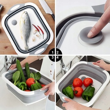 СИЛИКОНОВАЯ ЧАША, СКЛАДНАЯ, СЛИВНАЯ, ТУРИСТИЧЕСКАЯ ПАНЕЛЬ