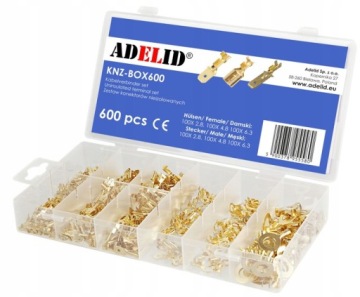 НАБОР РАЗЪЕМОВ ЭЛЕКТРИЧЕСКИЕ РАЗЪЕМЫ СЛАЙДЕРЫ 600 ШТ.