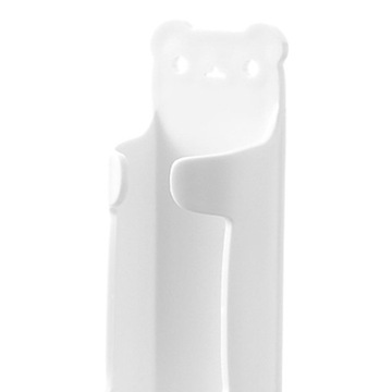 Симпатичная вешалка для электрической зубной щетки с плюшевым мишкой и сливным отверстием без сверления