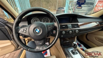 BMW Seria 5 E60 Sedan 2.0 520d 177KM 2007 BMW Seria 5 2.0d lift 177KM automat piekny zadbany skory Navi bi xenon ser, zdjęcie 9