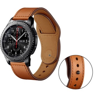 PASEK Skórzany DO SAMSUNG GALAXY WATCH GEAR S3 46m