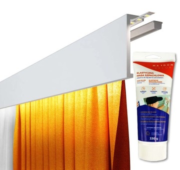 Карниз маскировочный Лента светодиодная маскировочная для карниза 15х240 + шпаклевка