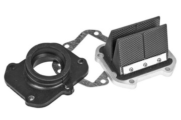 Zawór membranowy Carbon, króciec, Aprilia 125