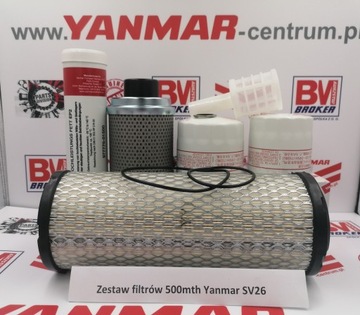 Yanmar zestaw filtrow 500 mth sv26