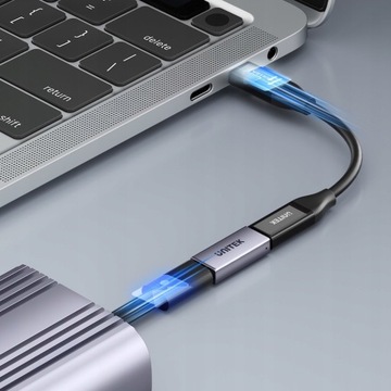 Unitek A1036GY Адаптер для ствола Разъем USB-C 4.0 USB4, USB-C (F) — USB-C (F)